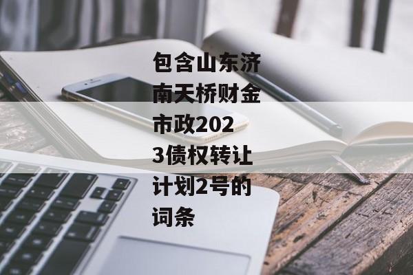 包含山东济南天桥财金市政2023债权转让计划2号的词条