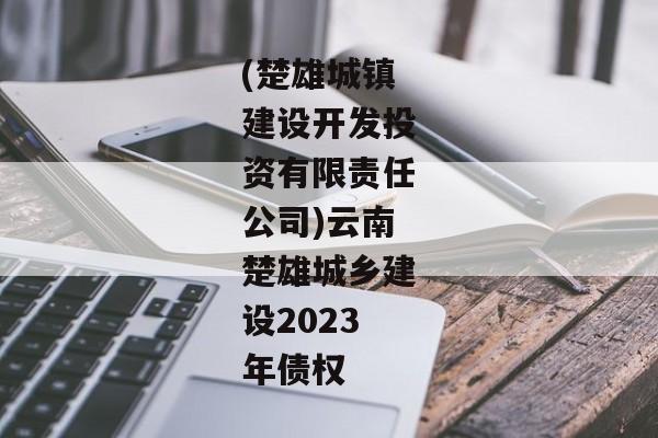 (楚雄城镇建设开发投资有限责任公司)云南楚雄城乡建设2023年债权