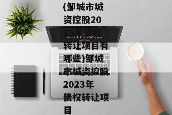 (邹城市城资控股2023年债权转让项目有哪些)邹城市城资控股2023年债权转让项目-第1张图片-信托定融返点网