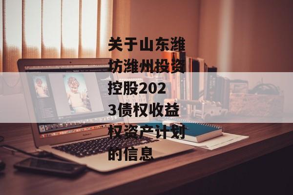 关于山东潍坊潍州投资控股2023债权收益权资产计划的信息