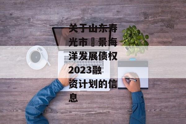 关于山东寿光市昇景海洋发展债权2023融资计划的信息-第1张图片-信托定融返点网