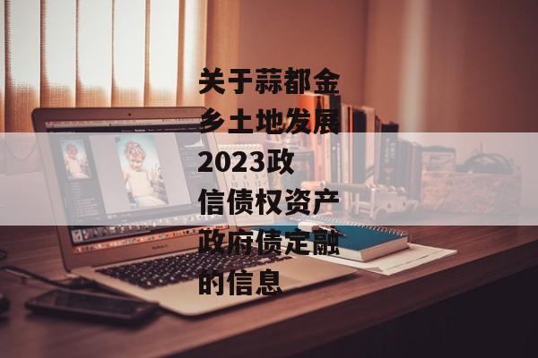 关于蒜都金乡土地发展2023政信债权资产政府债定融的信息