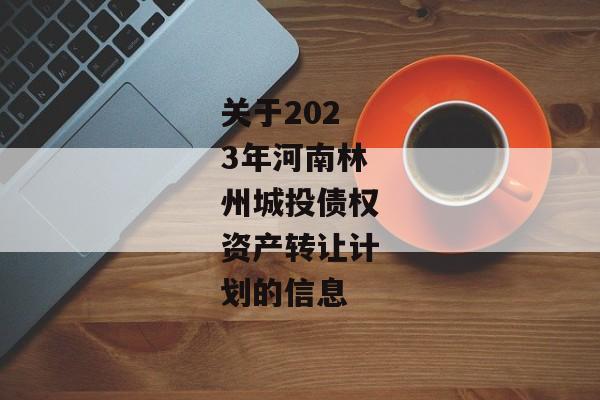 关于2023年河南林州城投债权资产转让计划的信息-第1张图片-信托定融返点网