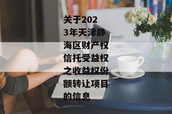 关于2023年天津静海区财产权信托受益权之收益权份额转让项目的信息