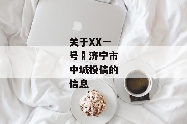 关于XX一号•济宁市中城投债的信息