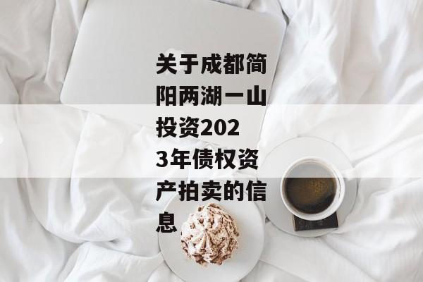 关于成都简阳两湖一山投资2023年债权资产拍卖的信息-第1张图片-信托定融返点网