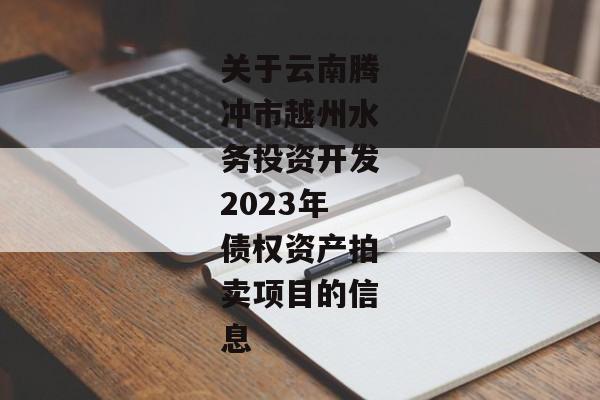 关于云南腾冲市越州水务投资开发2023年债权资产拍卖项目的信息