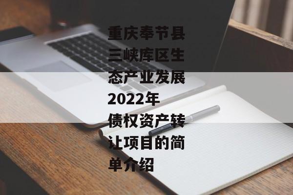 重庆奉节县三峡库区生态产业发展2022年债权资产转让项目的简单介绍