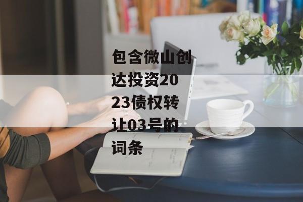 包含微山创达投资2023债权转让03号的词条