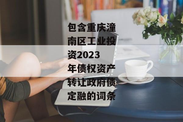 包含重庆潼南区工业投资2023年债权资产转让政府债定融的词条-第1张图片-信托定融返点网