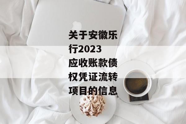 关于安徽乐行2023应收账款债权凭证流转项目的信息