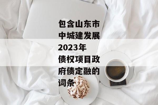 包含山东市中城建发展2023年债权项目政府债定融的词条-第1张图片-信托定融返点网