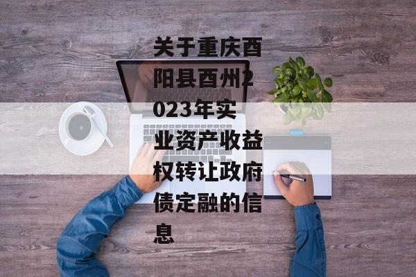 关于重庆酉阳县酉州2023年实业资产收益权转让政府债定融的信息