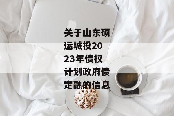 关于山东硕运城投2023年债权计划政府债定融的信息-第1张图片-信托定融返点网