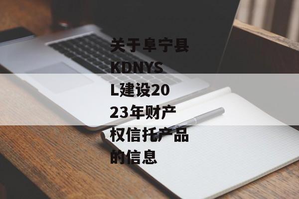 关于阜宁县KDNYSL建设2023年财产权信托产品的信息-第1张图片-信托定融返点网