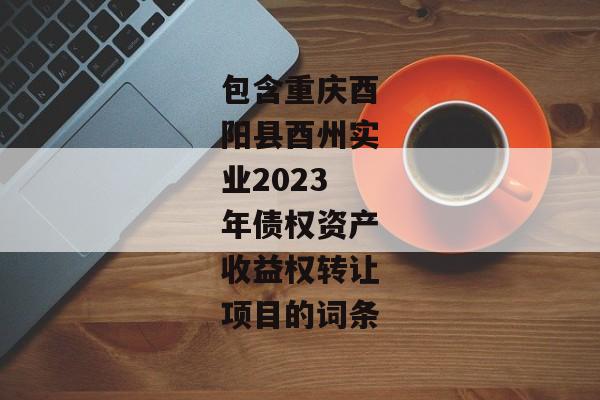 包含重庆酉阳县酉州实业2023年债权资产收益权转让项目的词条